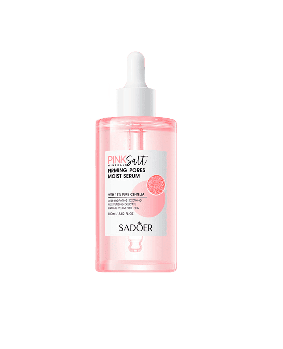 Сироватка з рожевою сіллю та центелою Sadoer Pink Salt Firming Pores Moist Serum