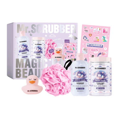 Дитячий подарунковий набір Mr. Scrubber Unicorn Dreams Sweet Bilberry