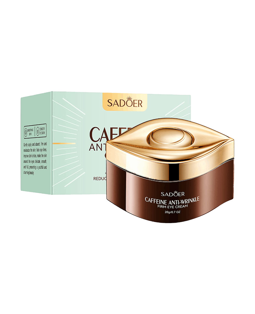 Крем навколо очей з кофеїном Sadoer Caffeine Anti-Wrinkle Firm Eye Cream
