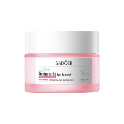 Крем для ровного тона кожи с ниацинамидом 10% арбутином и транексамовой кислотой Sadoer Niacinamide 10% Spot Removal Repair Facial Cream