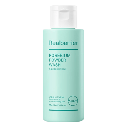 Ензимна пудра з AHA BHA PHA LHA кислотами Real Barrier Porebium Powder Wash