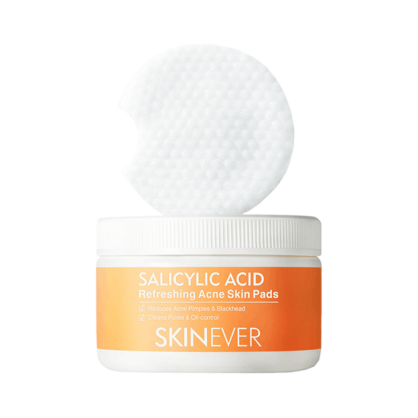 Пілінг-педи із саліциловою кислотою Skinever Salicylic Acid Refreshing Acne Skin Pads