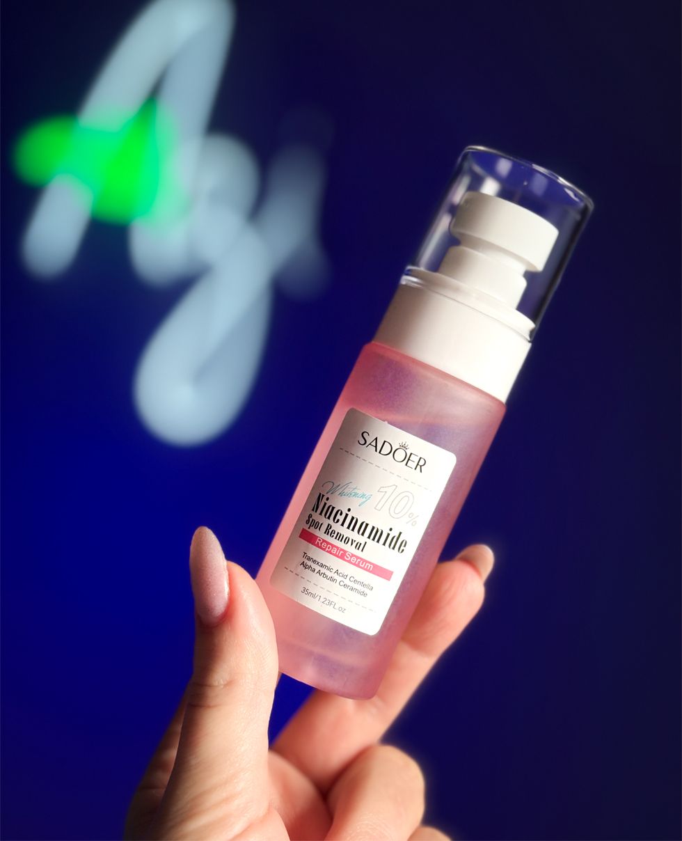 Сыворотка с ниацинамидом 10% арбутином и транексамовой кислотой Sadoer Niacinamide 10% Spot Removal Repair Serum