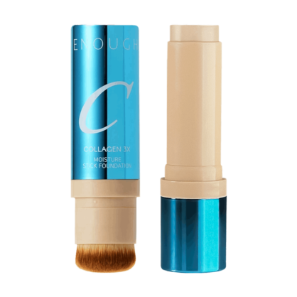 Тональный крем-стик с кисточкой Enough Collagen 3X Moisture Stick Foundation SPF50+ PA++++