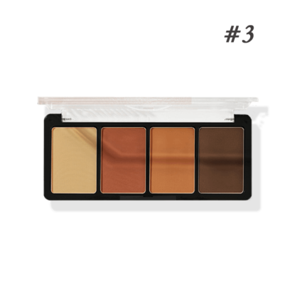 Палетка тіней 4 кольори Pudaier Bright Eye Shadow Quad Plate