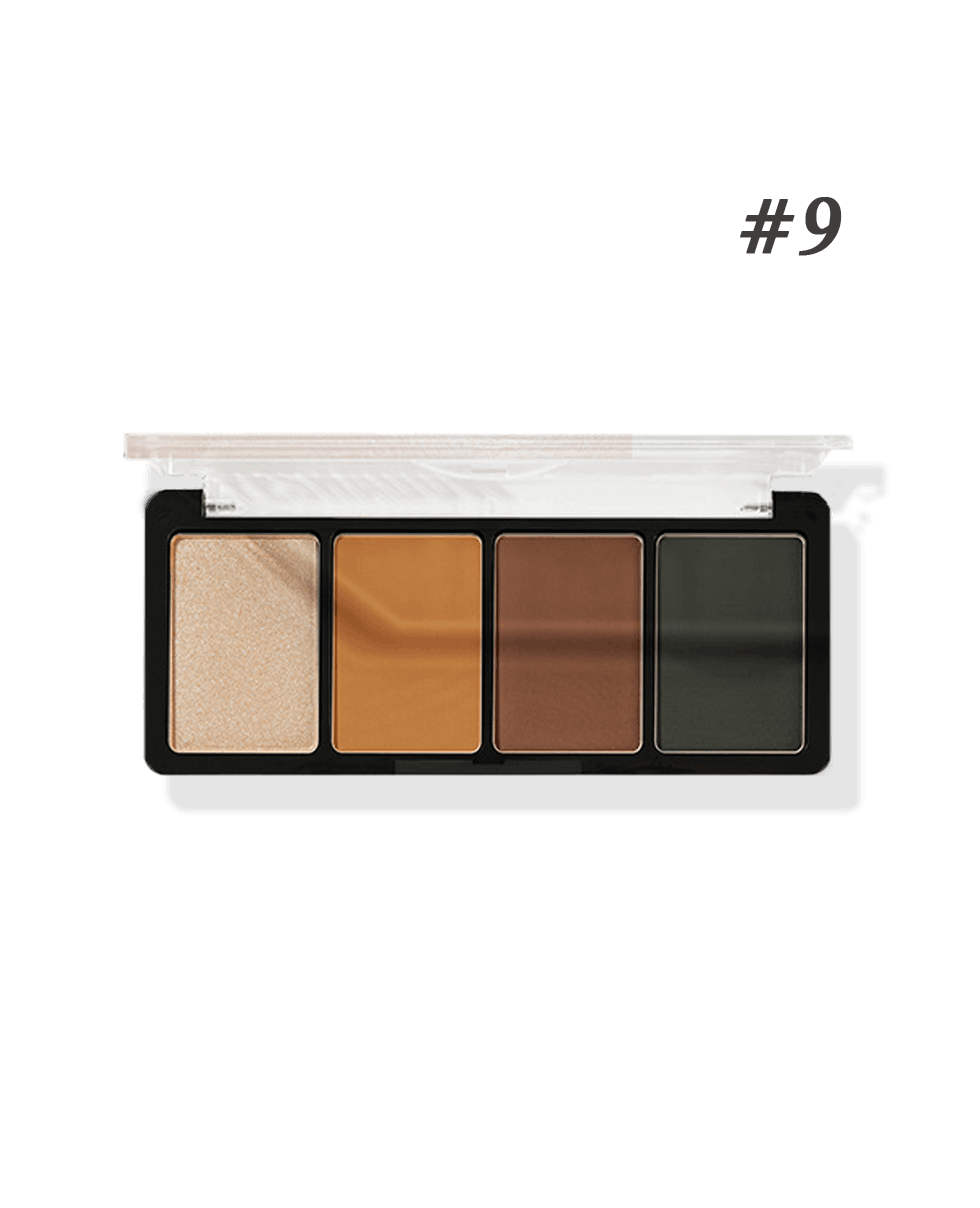 Палетка тіней 4 кольори Pudaier Bright Eye Shadow Quad Plate