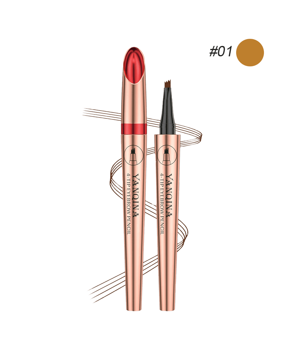 Маркер для брів YANQINA 4-Tip Eyebrow Pencil