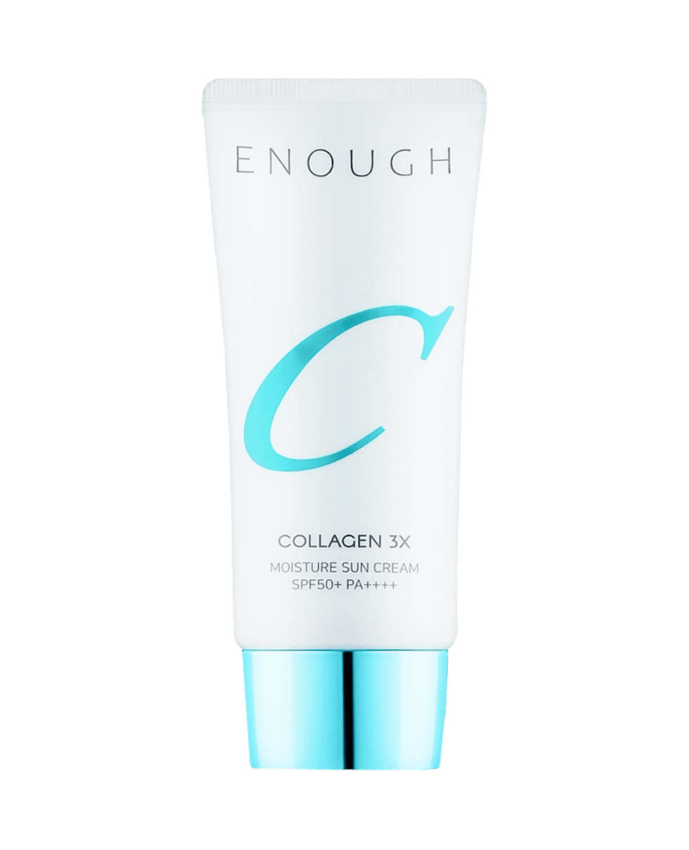 Сонцезахисний крем з колагеном Enough Collagen 3X Moisture Sun Cream SPF50+ РА++++