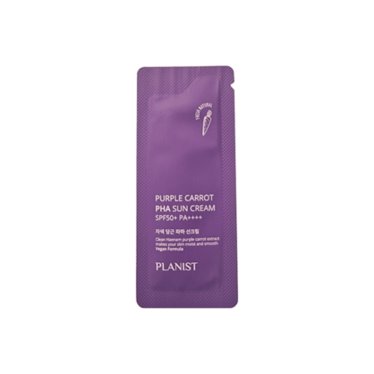 Сонцезахисний крем Planist Purple Carrot PHA Sun Cream SPF50+ PA++++ (пробник)