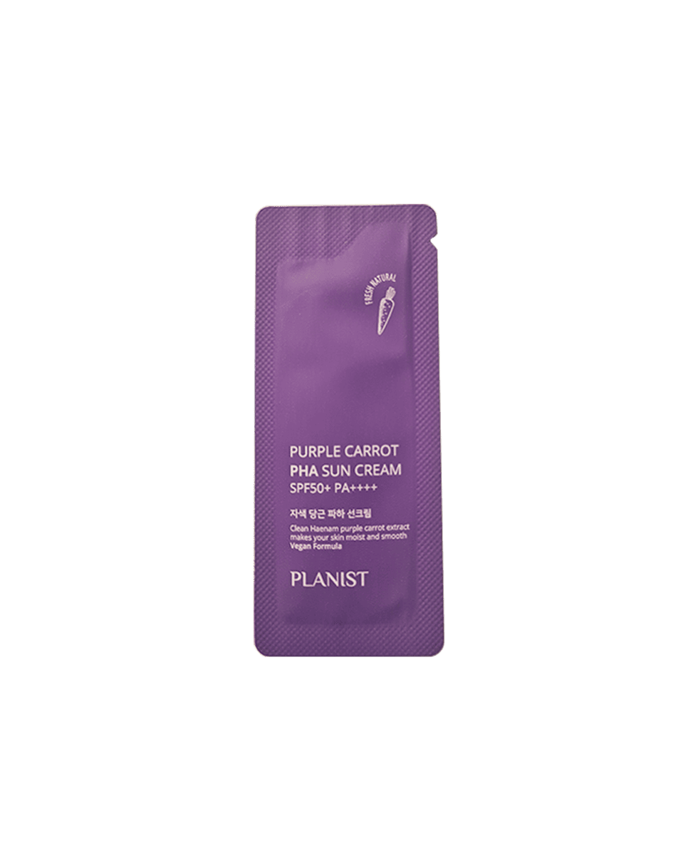 Солнцезащитный крем Planist Purple Carrot PHA Sun Cream SPF50+ PA++++ (пробник)