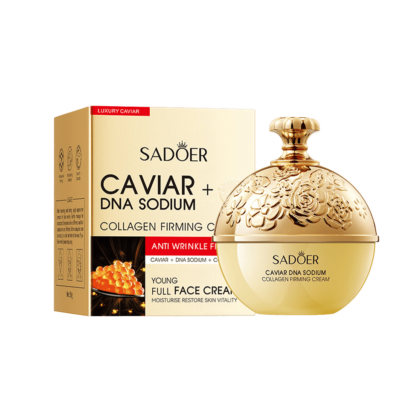 Крем з екстрактом червоної ікри, полінуклеотидами та колагеном Sadoer Caviar DNA Sodium Collagen Firming Cream