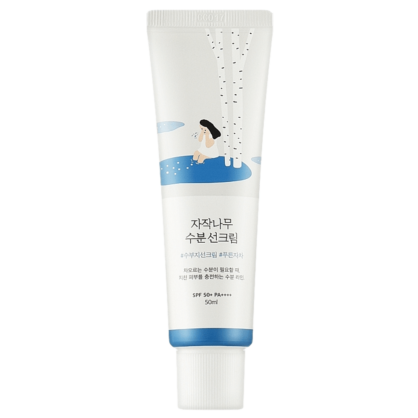Сонцезахисний крем з березовим соком Round Lab Birch Juice Moisturizing Sunscreen SPF50+ PA++++