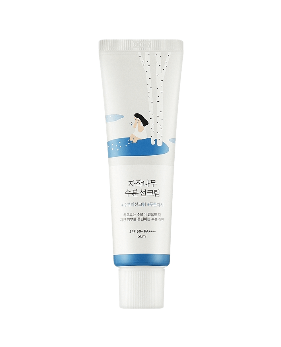 Сонцезахисний крем з березовим соком Round Lab Birch Juice Moisturizing Sunscreen SPF50+ PA++++