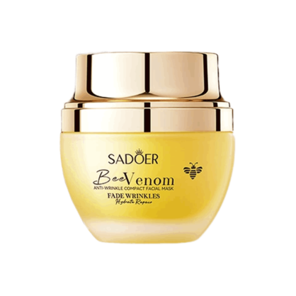 Маска для лица с пчелиным ядом Sadoer Bee Venom Anti-Wrinkle Compact Facial Mask