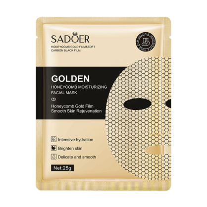 Тканинна маска із золотом Sadoer Golden Honeycomb Moisturizing Facial Mask