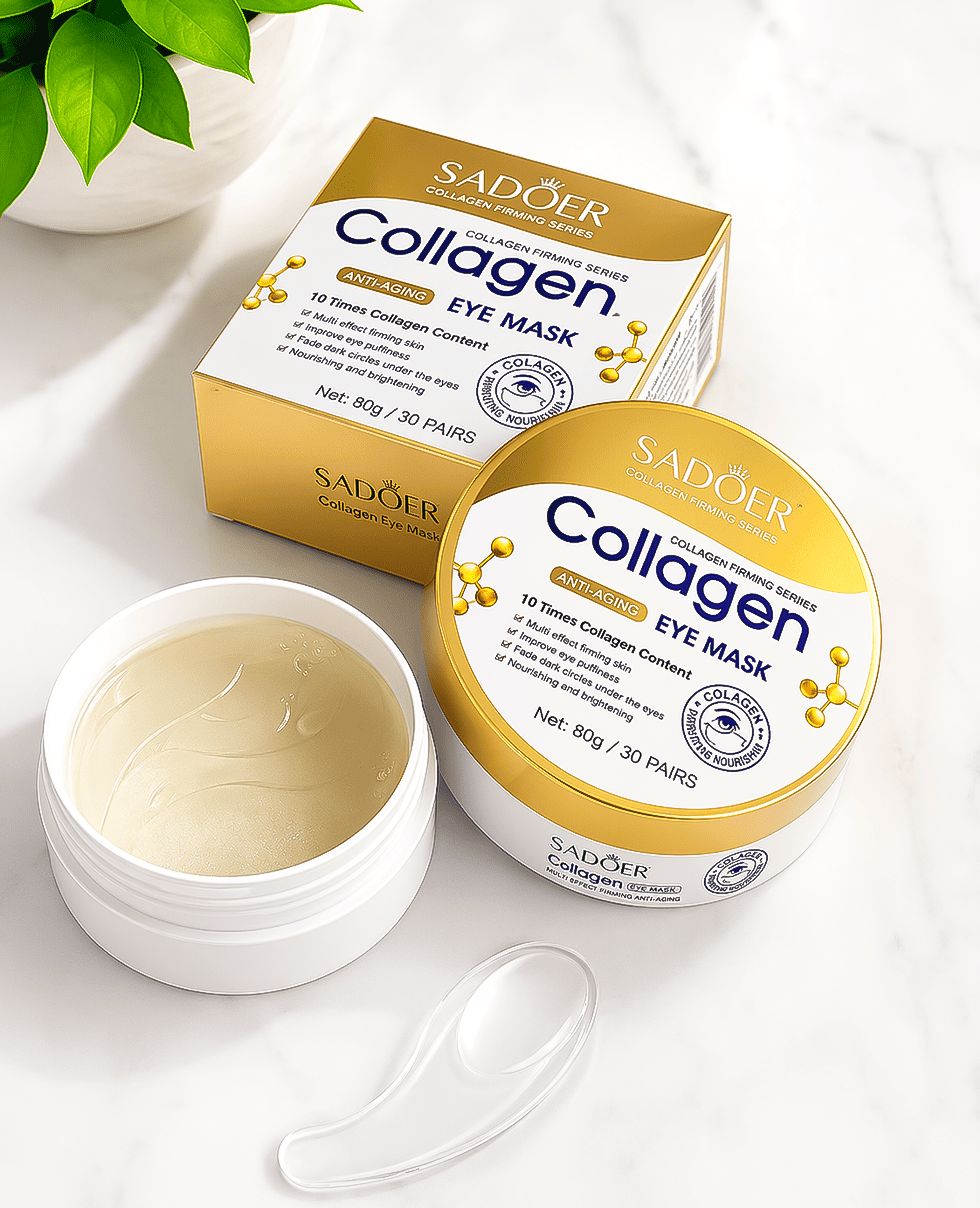 Гидрогелевые патчи с коллагеном Sadoer Collagen Anti-Aging Eye Mask
