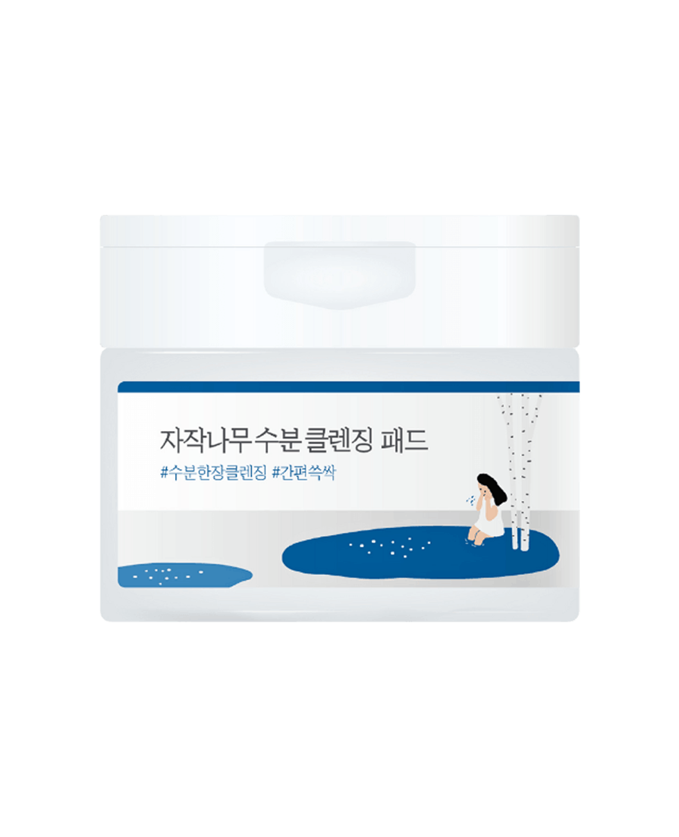 Педы для очищения и увлажнения с березовым соком Round Lab Birch Juice Cleansing Pad