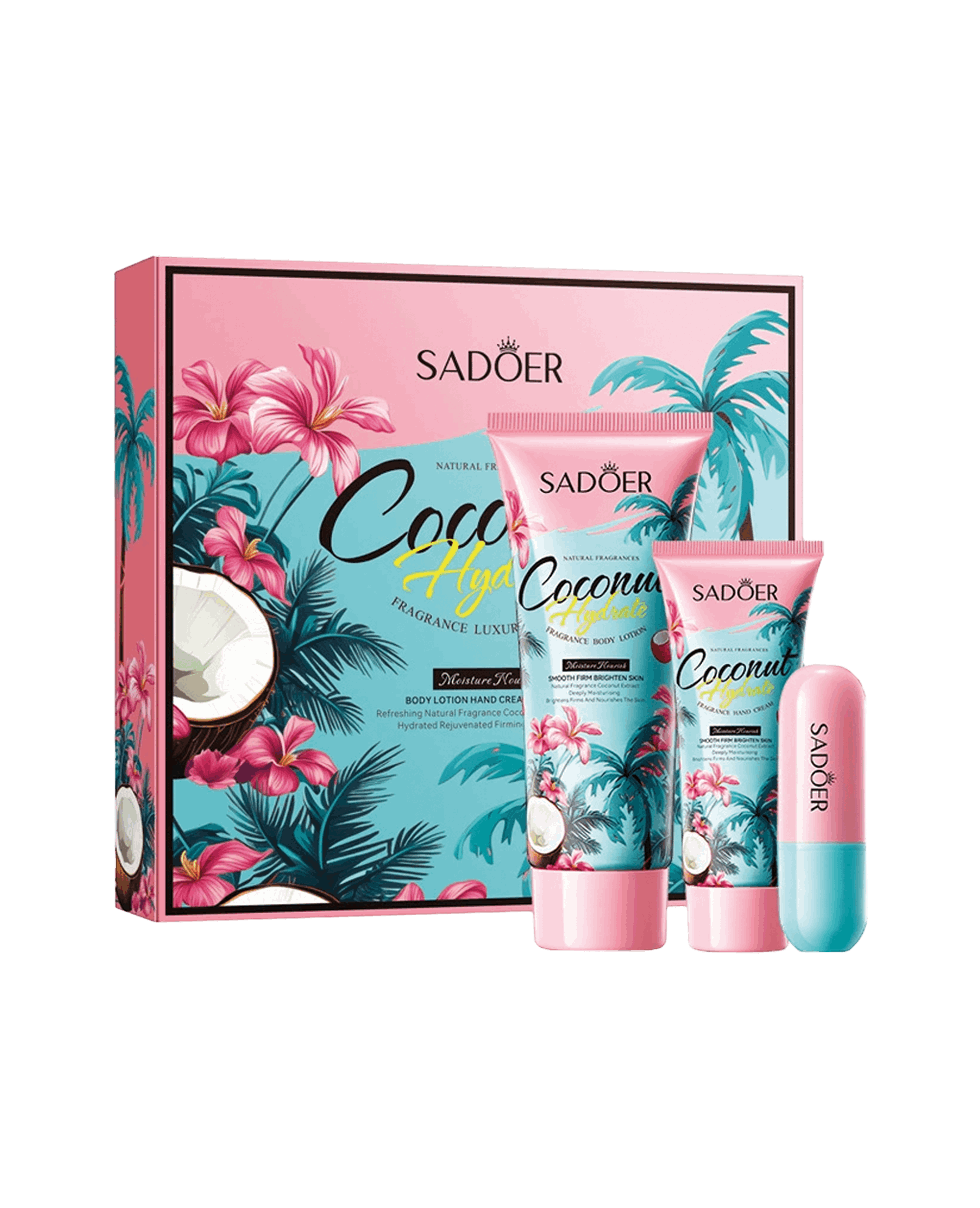 Набор по уходу за телом Sadoer Coconut Hydrate Fragrance Luxury