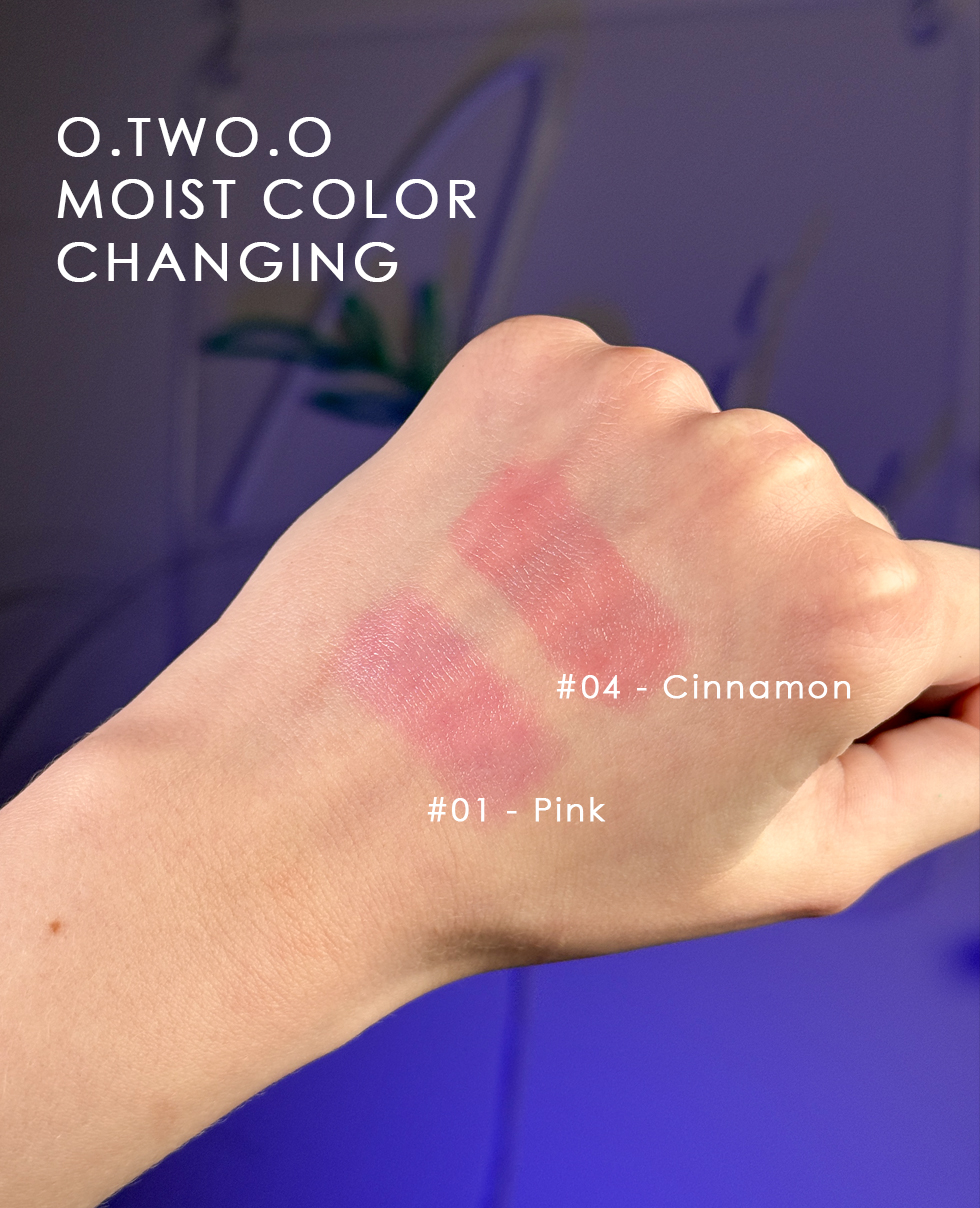 Зволожуючий бальзам-тінт для губ O.TWO.O Moist Color Changing Lip Balm