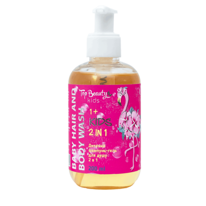 Дитячий шампунь-гель для душу 2 в 1  вік 1+ Top Beauty Baby Hair And Body Wash