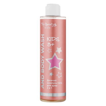 Дитячий шампунь-гель для душу 2 в 1 вік 3+ Top Beauty Baby Hair And Body Wash
