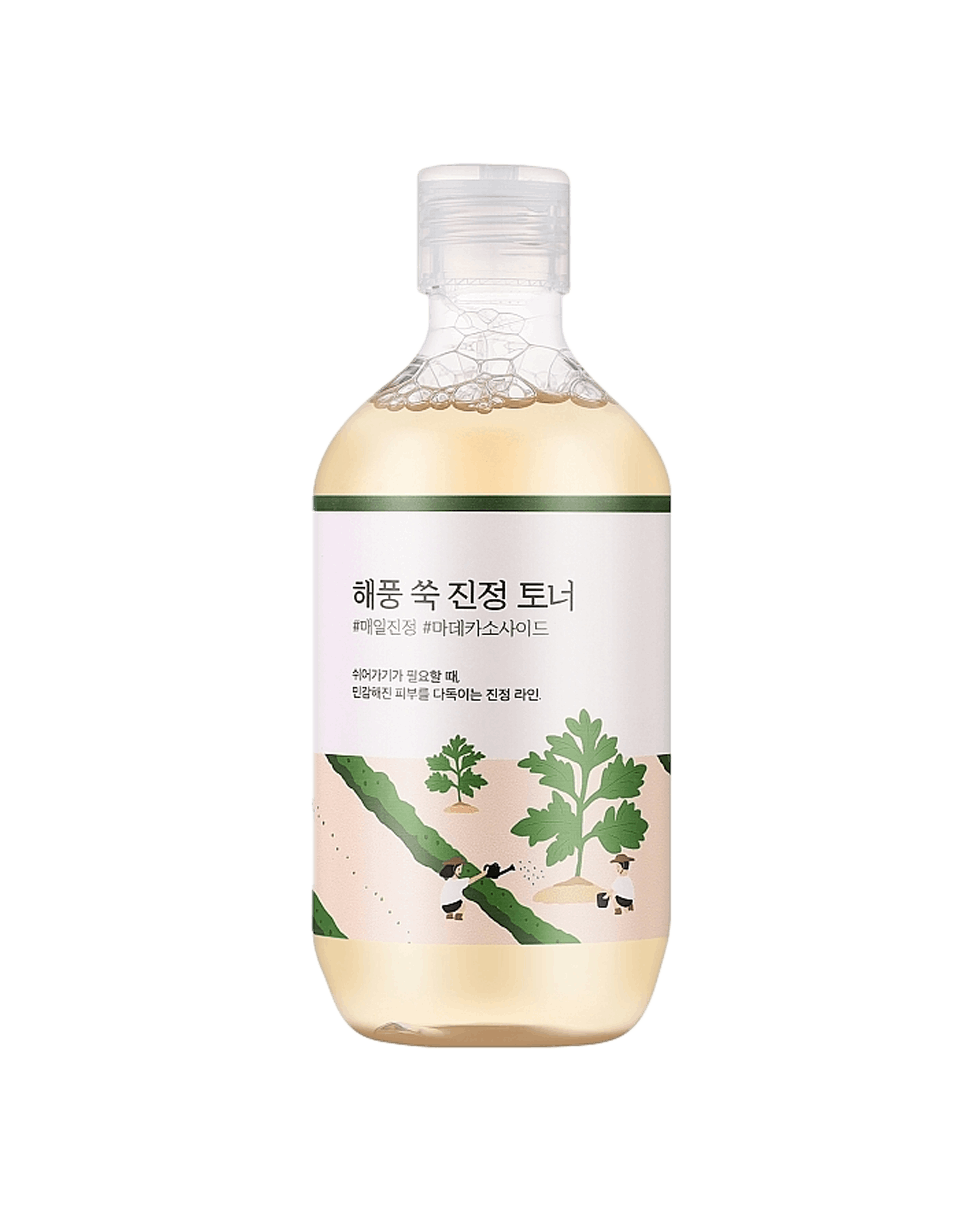 Успокаивающий тонер с морской полынью Round Lab Mugwort Calming Toner