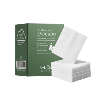 Бавовняні серветки Sadoer The Organic Avocado Soft Cosmetic Cotton Pad