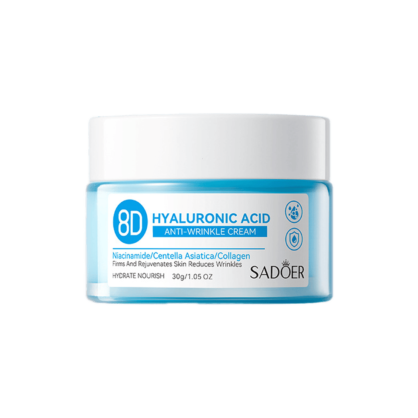 Крем для лица с 8 типами гиалуроновой кислоты Sadoer 8D Hyaluronic Acid Anti-Wrinkle Cream