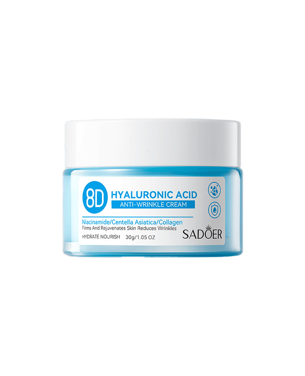 Крем для лица с 8 типами гиалуроновой кислоты Sadoer 8D Hyaluronic Acid Anti-Wrinkle Cream