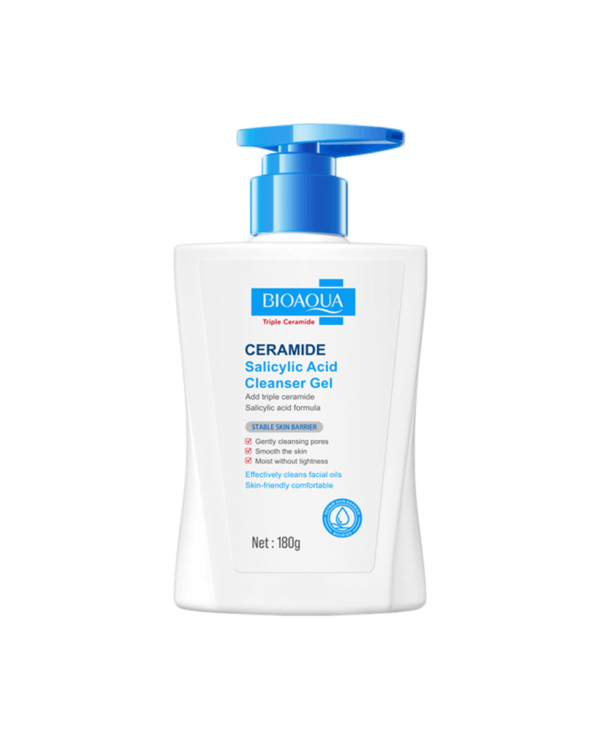Гель-скатка з керамідами та саліциловою кислотою Bioaqua Ceramide Salicylic Acid Cleanser Gel
