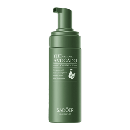 Пенка для умывания по авокадо Sadoer Organic Avocado Amino Acid Cleanse Foam