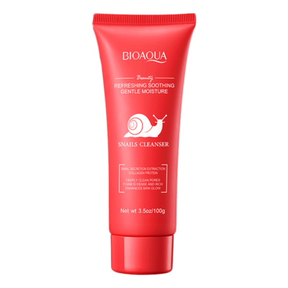 Пінка для вмивання з муцином равлика Bioaqua Snails Cleanser