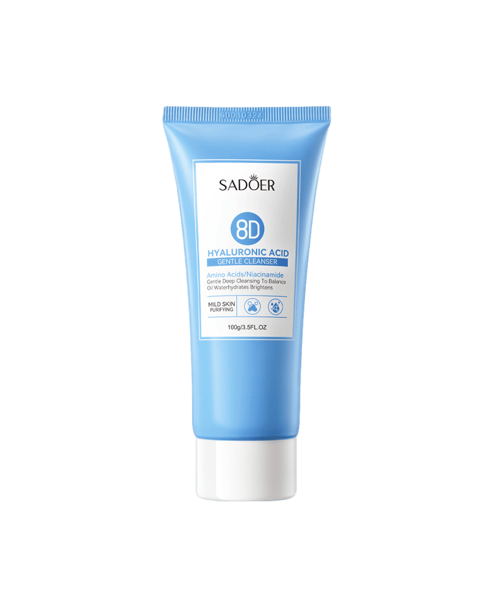 Пенка для умывания с 8 типами гиалуроновой кислоты Sadoer 8D Hyaluronic Acid Gentle Cleanser