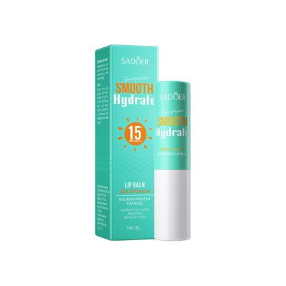 Бальзам для губ солнцезащитный Sadoer Whiten Hydrate Sunscreen Lip Balm SPF15+ PA+++