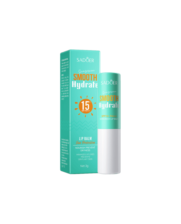 Бальзам для губ сонцезахисний Sadoer Whiten Hydrate Sunscreen Lip Balm SPF15+ PA+++
