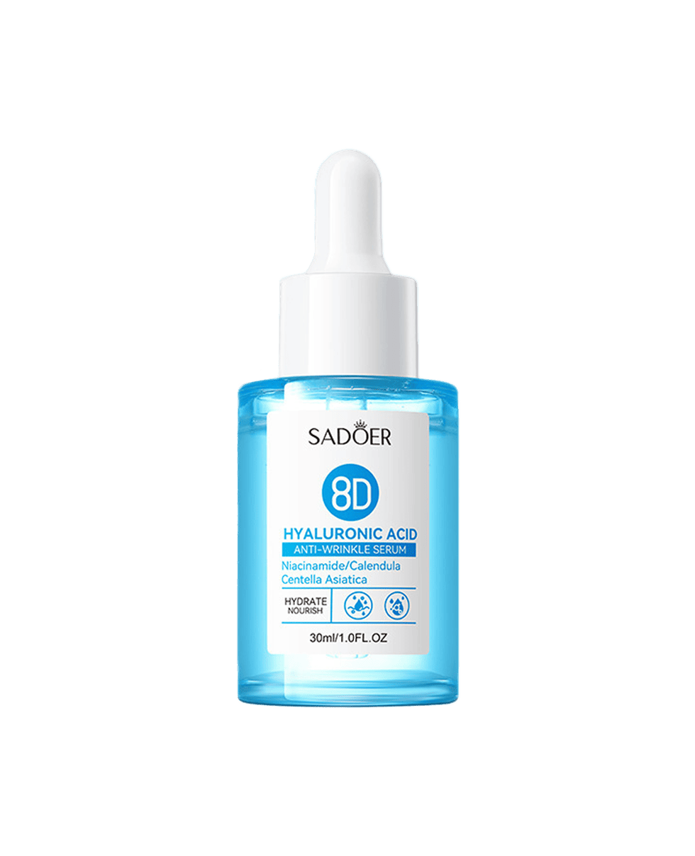 Сыворотка с 8 типами гиалуроновой кислоты Sadoer 8D Hyaluronic Acid Anti-Wrinkle Serum