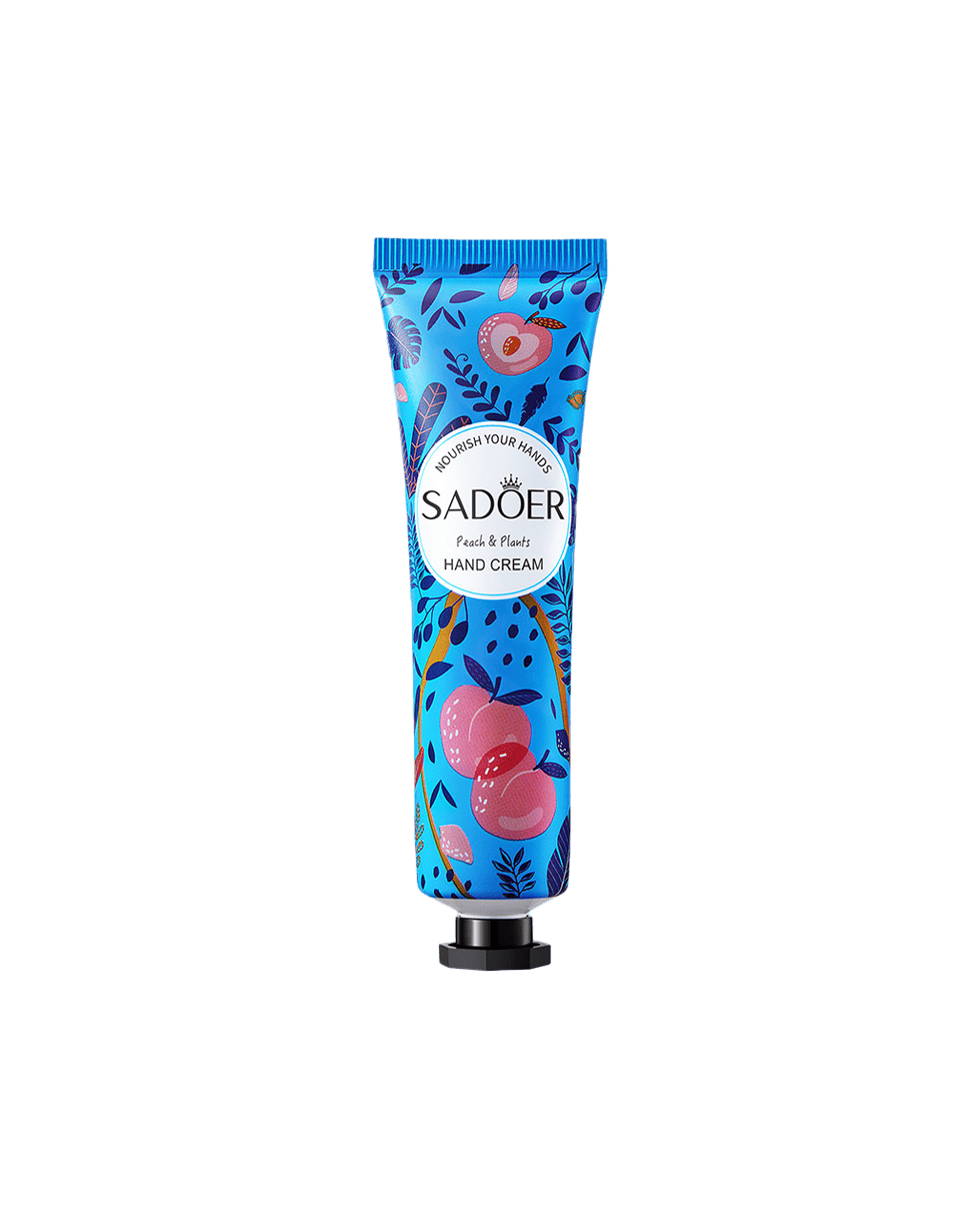Крем для рук з ароматом персику Sadoer Peach Plant Extract Hand Cream