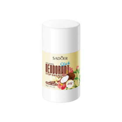 Дезодорант-антиперспирант в стике для женщин Sadoer Deodorant Stick For Women - Кокос и ваниль