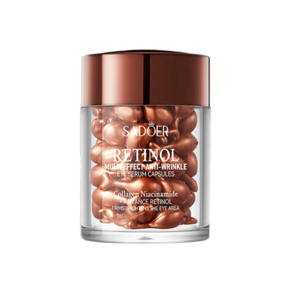 Капсулы для кожи вокруг глаз с ретинолом Sadoer Retinol Multi Effect Anti-Wrinkle Eye Serum Capsules