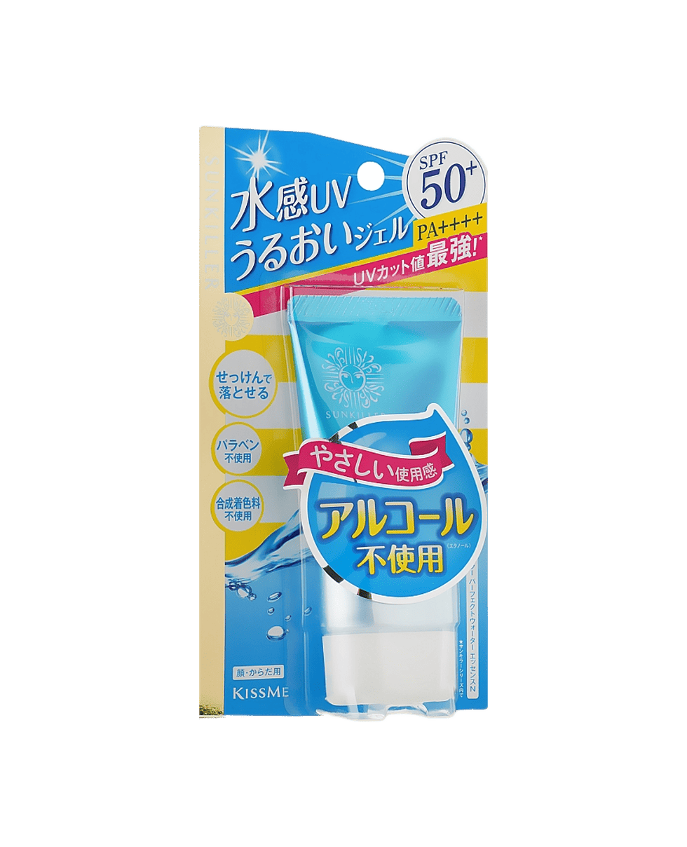 Солнцезащитная эмульсия Isehan Kiss Me Sunkiller Perfect Water Essence SPF 50+ PA++++