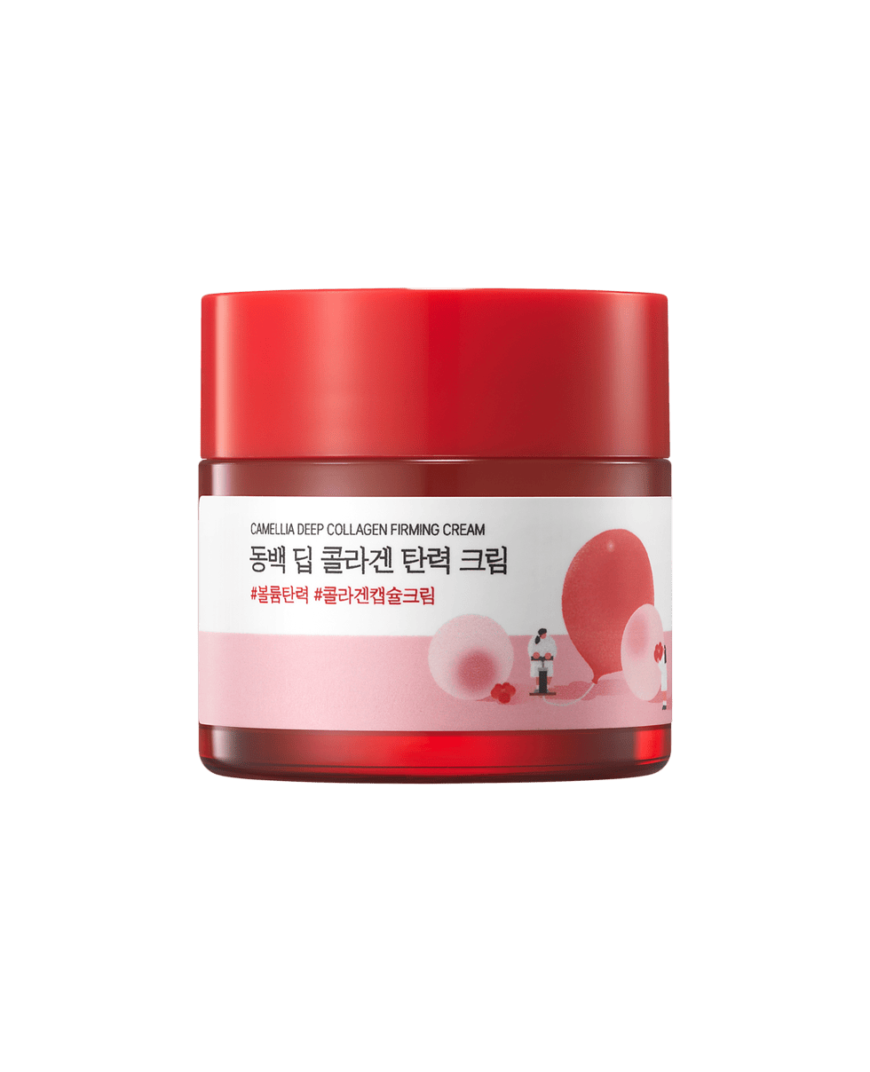 Крем с коллагеном Round Lab Camellia Deep Collagen Firming Cream