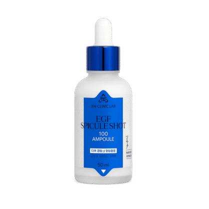 Сироватка від зморшок з EGF та спікулами 3W Clinic EGF Spicule Shot 100 Ampoule