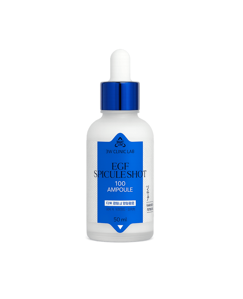 Сыворотка от морщин с EGF и спикулами 3W Clinic EGF Spicule Shot 100 Ampoule