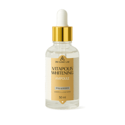Сироватка для сяйва шкіри з прополісом 3W Clinic Vitapolis Whitening Ampoule