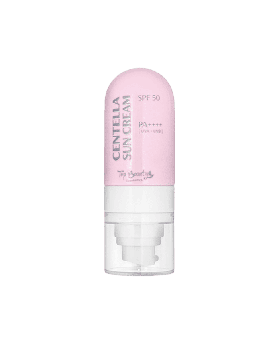 Cонцезахисний крем для обличчя з центелою Top Beauty Centella Sun Cream SPF 50 PA++++