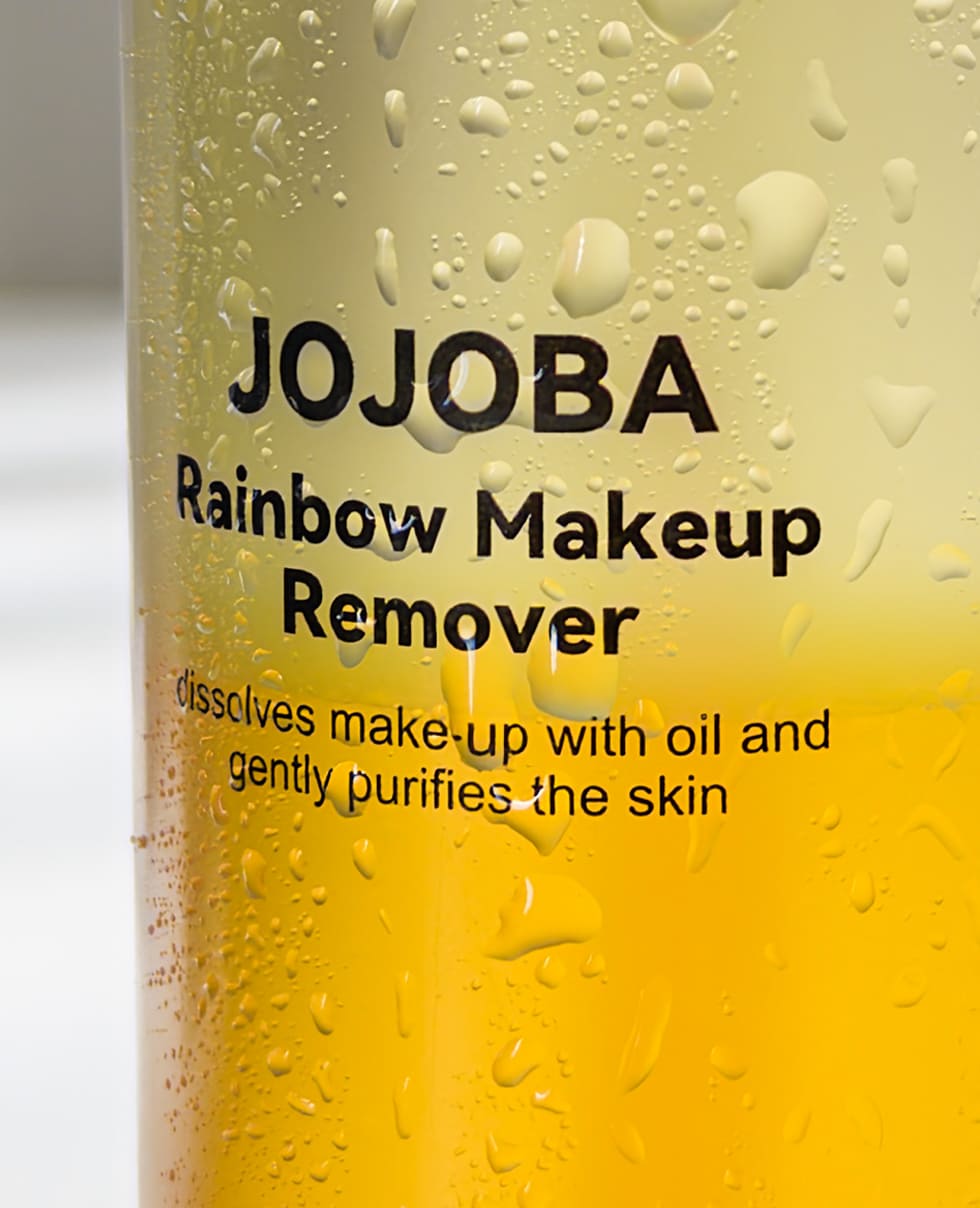 Засіб для зняття макіяжу з олією жожоба Sadoer Jojoba Rainbow Makeup Remover