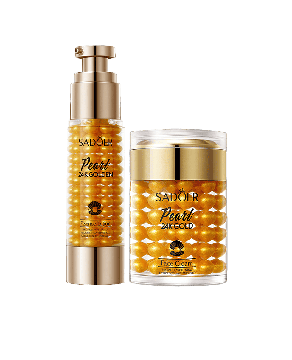 Набір із золотом та перлами Sadoer Pearl 24K Gold