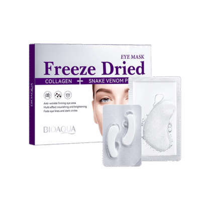 Набір омолоджуючих патчів з колагеном та зміїним пептидом Bioaqua Freeze Dried Collagen + Snake Venom Peptide Eye Mask