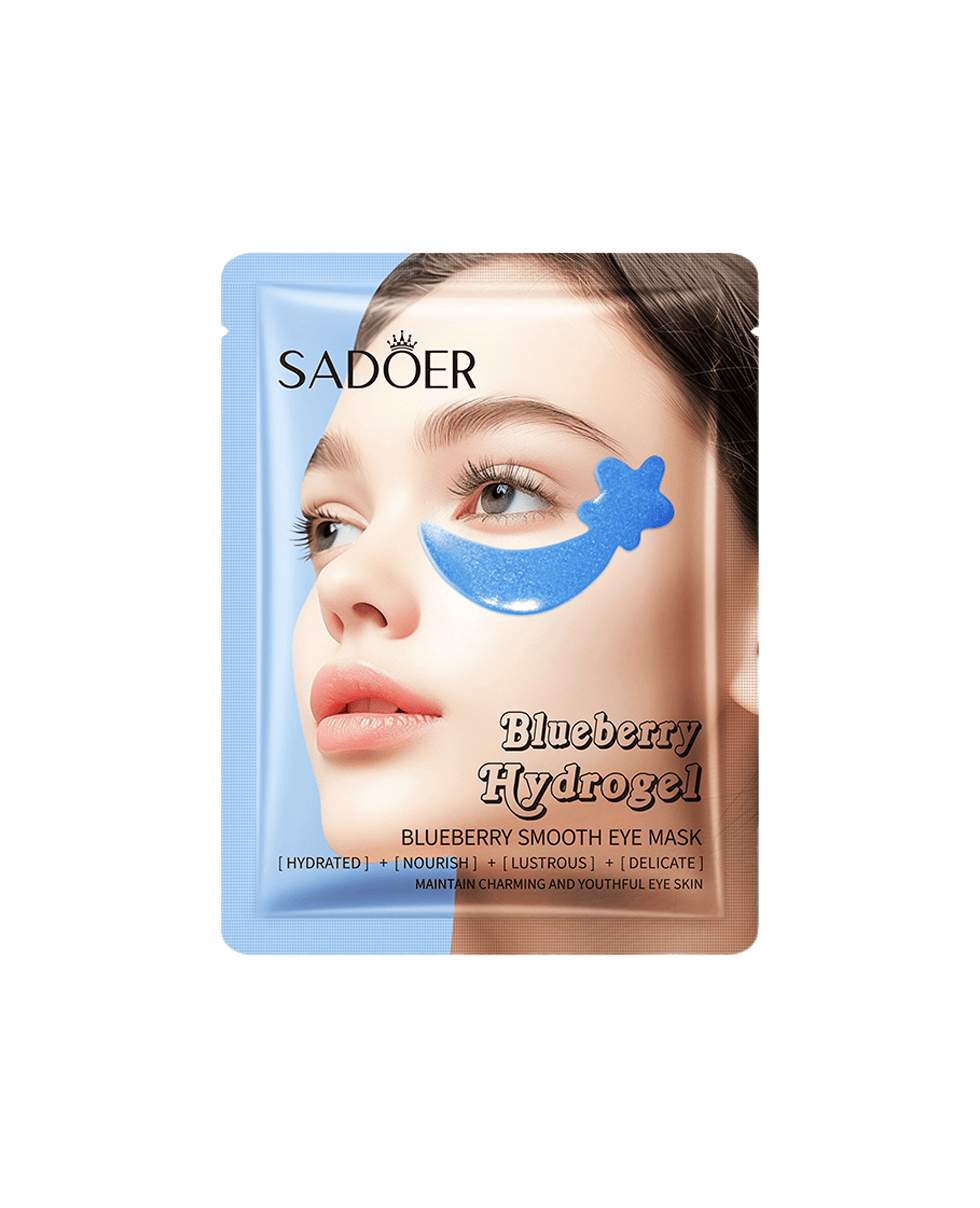 Патчі-зірочки з чорницею Sadoer Blueberry Smooth Eye Mask