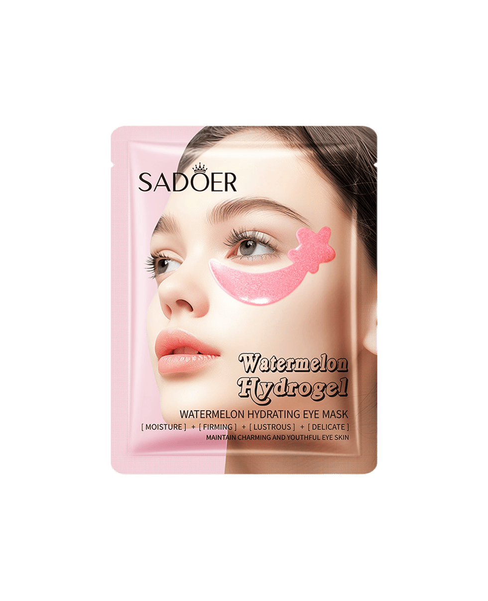 Патчи-звездочки с арбузом Sadoer Watermelon Hydrating Eye Mask